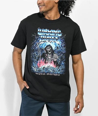 Lurking Class by Sketchy Tank x Stikker Run Black T-Shirt