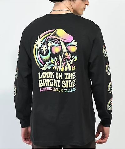 Lurking Class by Sketchy Tank x Tallboy Bright Side Black Long Sleeve T-Shirt