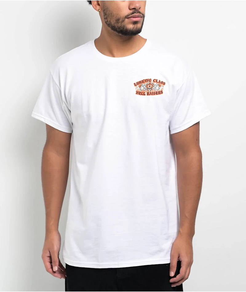Lurking Class by Sketchy Tank x Tallboy Hell Raisers White T-Shirt