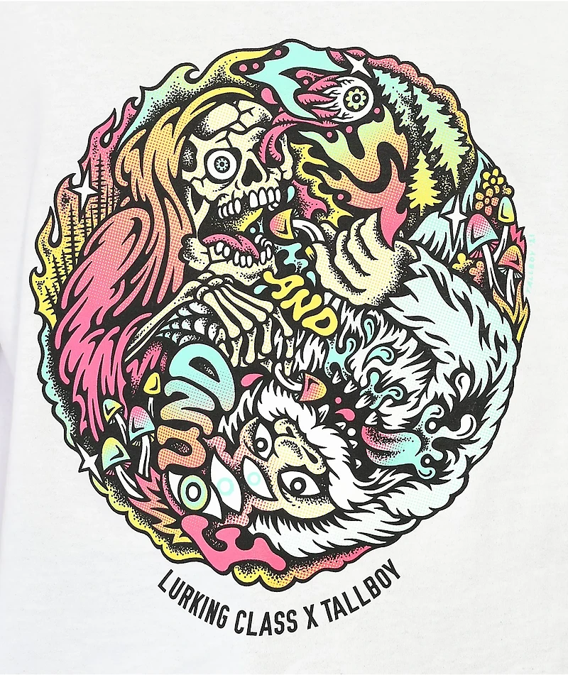 Lurking Class by Sketchy Tank x Tallboy Lost & Found White T-Shirt