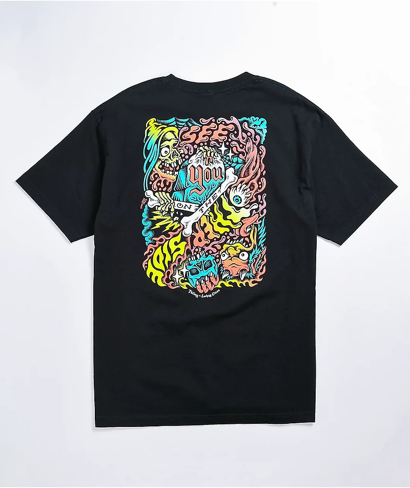 Lurking Class by Sketchy Tank x Tallboy Other Side Black T-Shirt