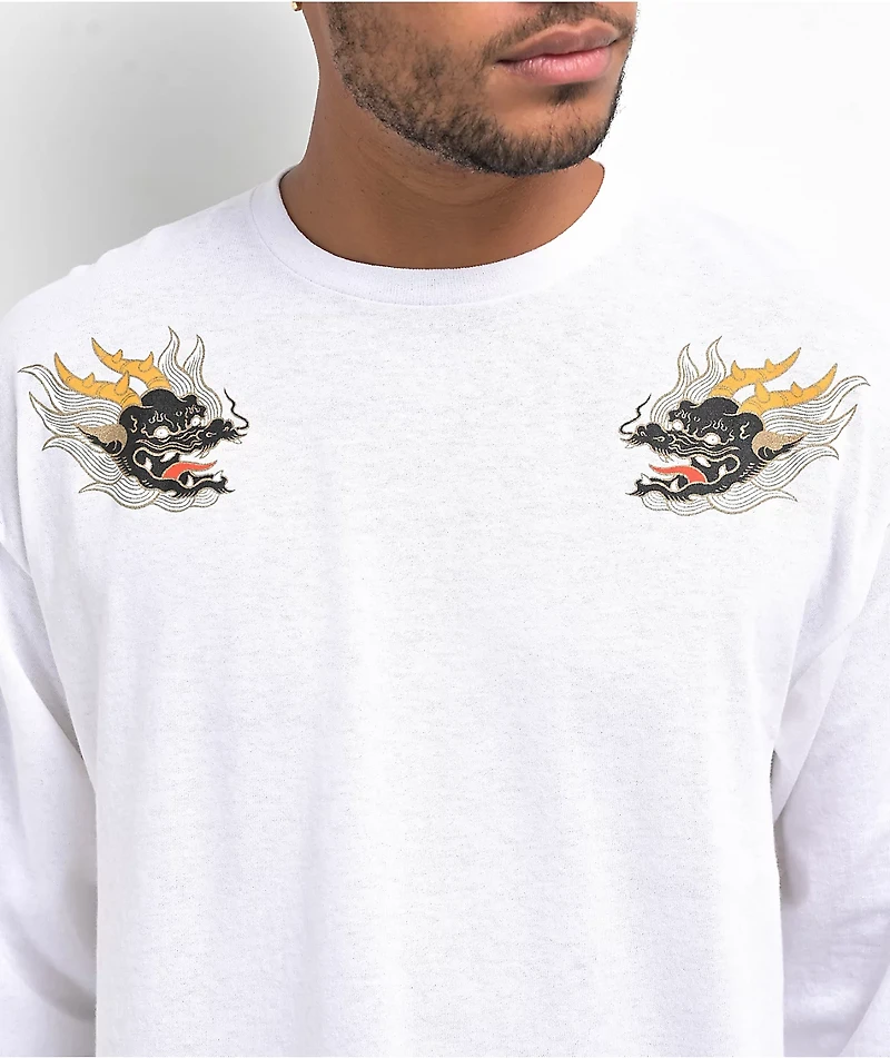 Lurking Class x Mr. Tucks Beast White Long Sleeve T-Shirt