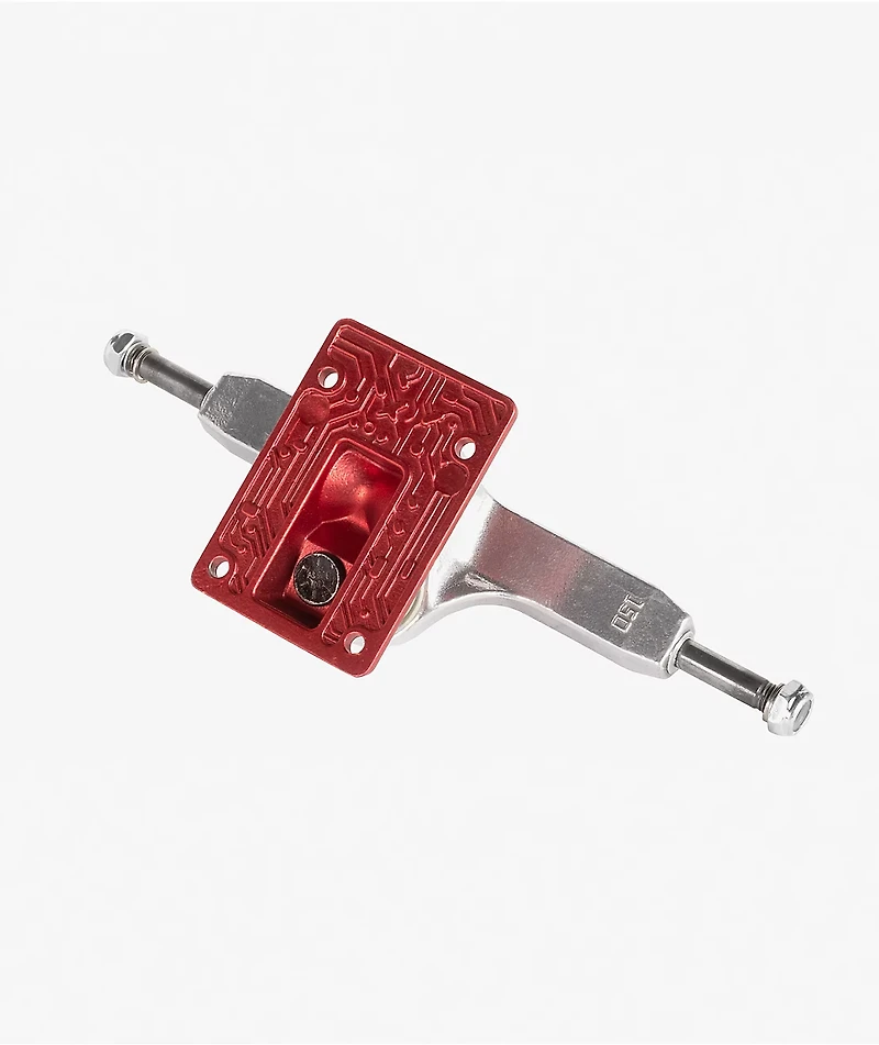 Lurpiv 3 Hollow 145mm Polished & Red Skateboard Truck