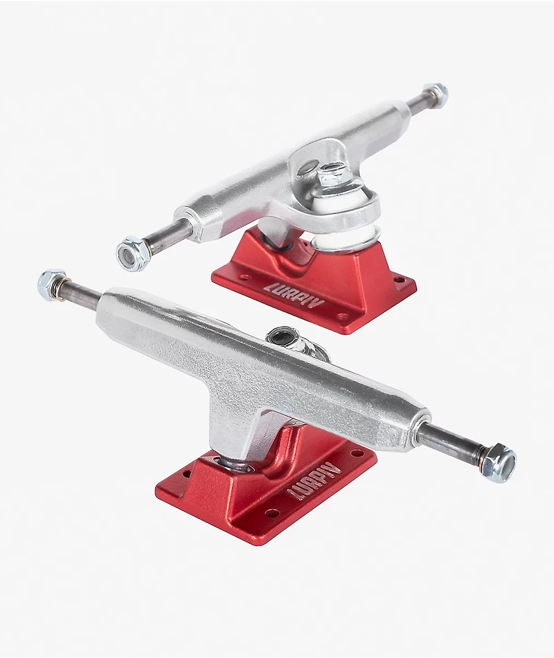 Lurpiv 3 Hollow 145mm Polished & Red Skateboard Truck