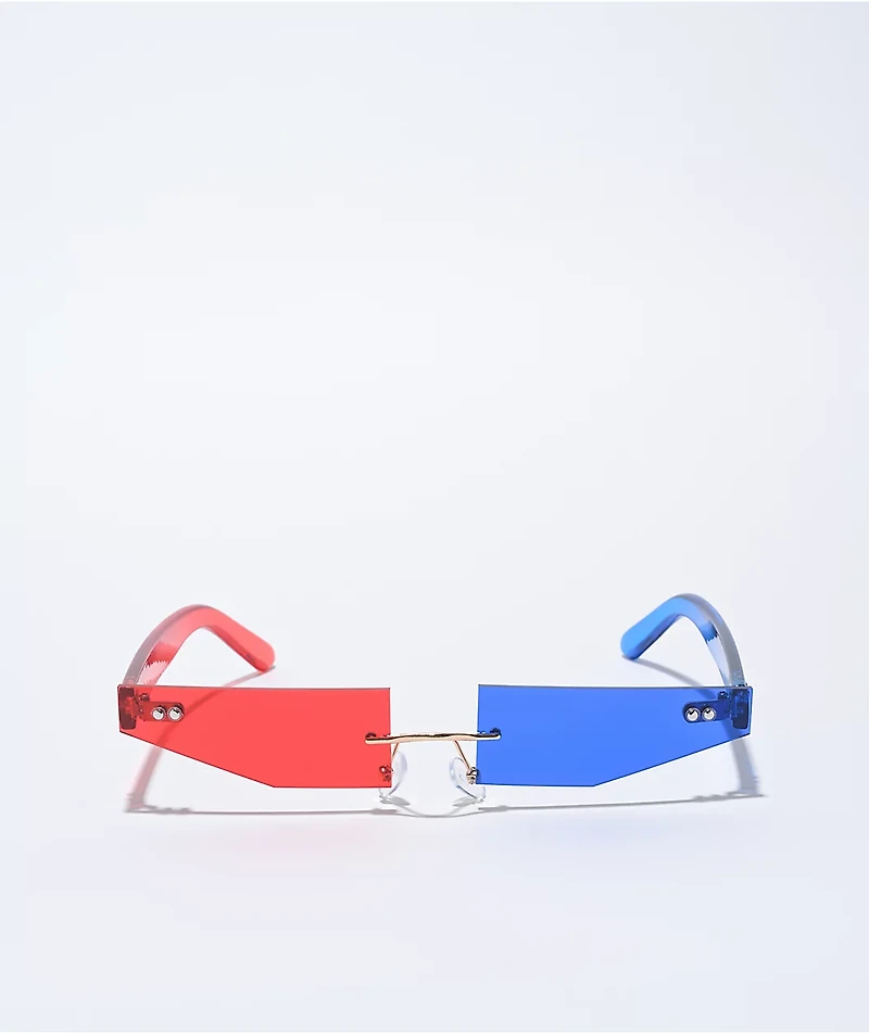 MAYA RED & BLUE SUNGLASSES