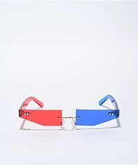 MAYA RED & BLUE SUNGLASSES