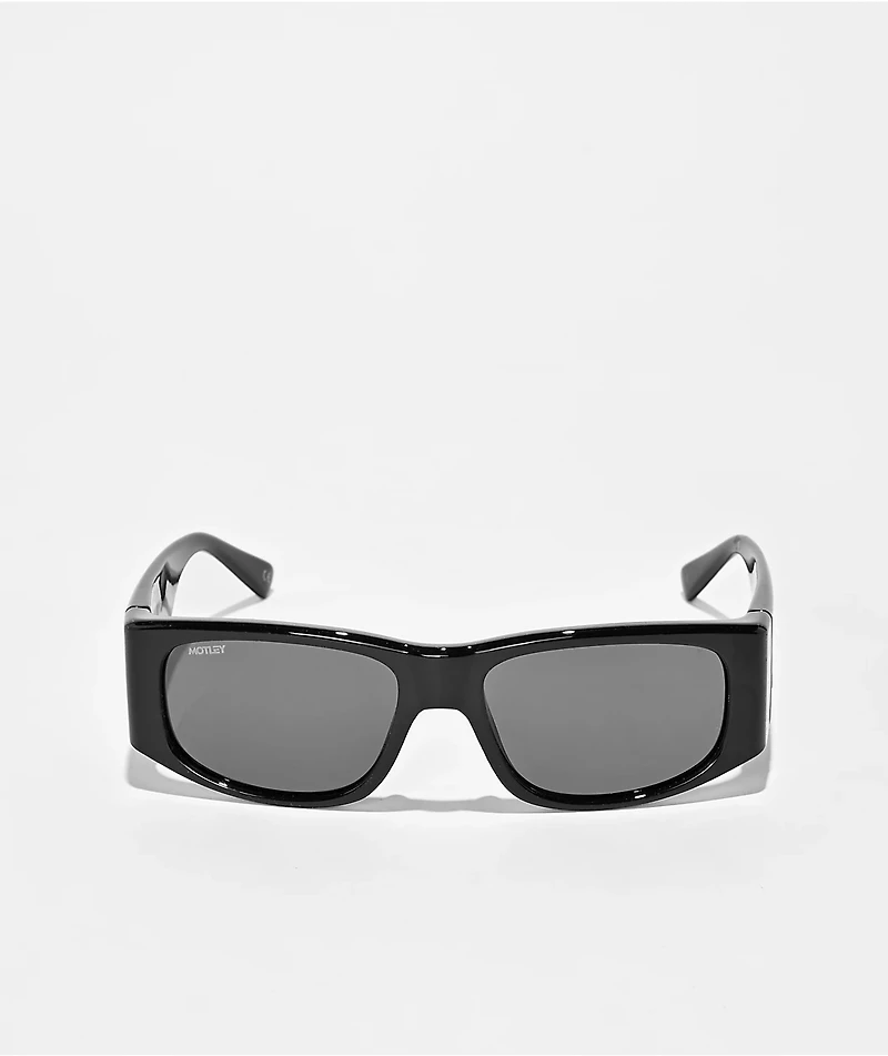 MOTLEY Lyons Dealer Black Gloss & Grey Sunglasses