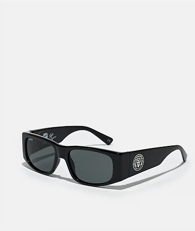 MOTLEY Lyons Dealer Black Gloss & Grey Sunglasses