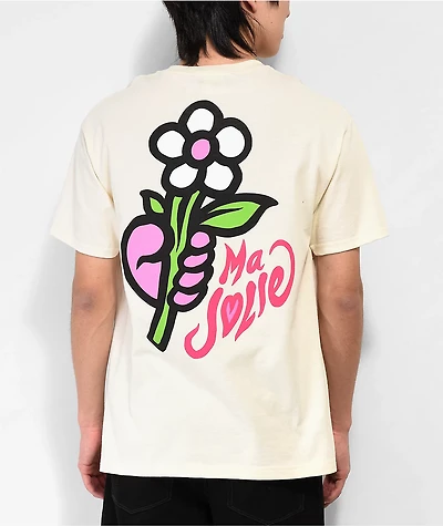 Ma Jolie Fleur Cream T-Shirt