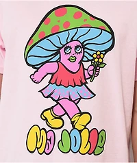 Ma Jolie Mushroom Girl V2 Pink T-Shirt