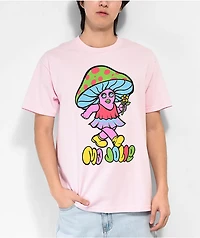 Ma Jolie Mushroom Girl V2 Pink T-Shirt