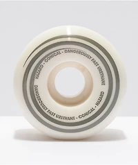Madness Radioactive Conical 54mm 101a Black & Yellow Skateboard Wheels