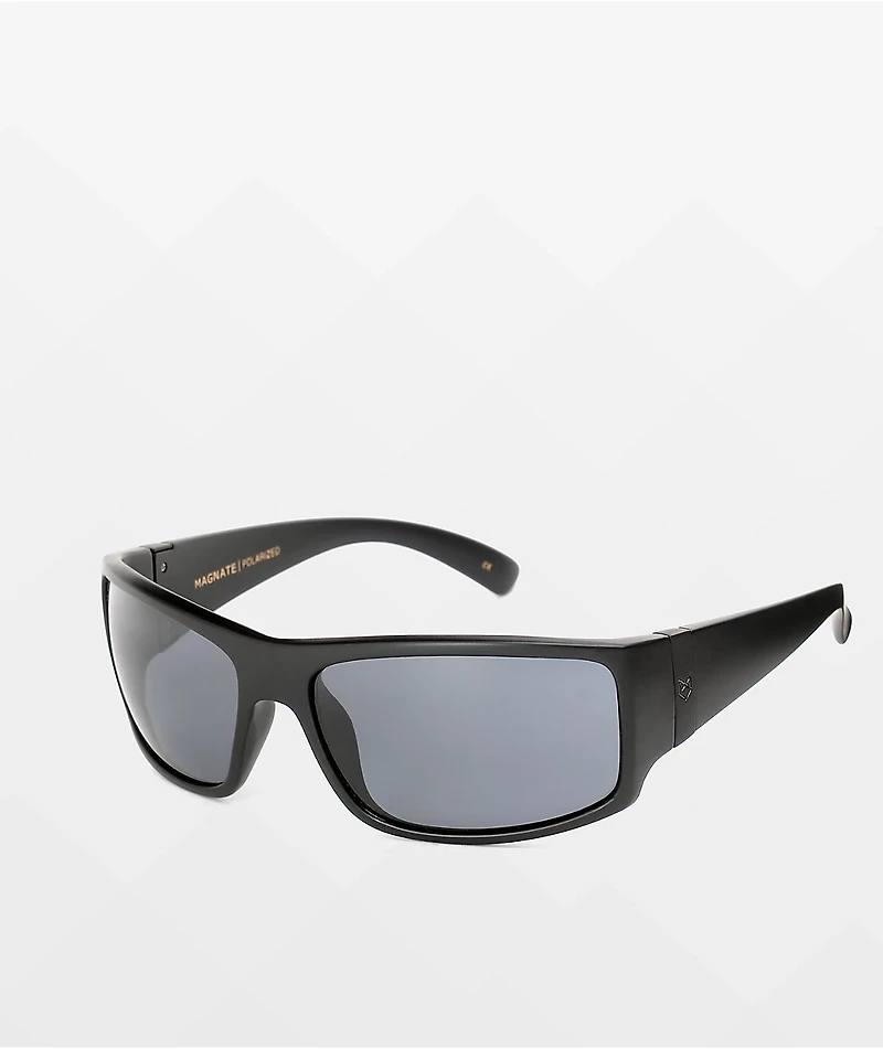 Madson Magnate Black and Grey Polarized Sunglasses