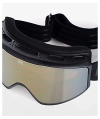 Madson Magneto Gold Chrome Mirror Snowboard Goggles