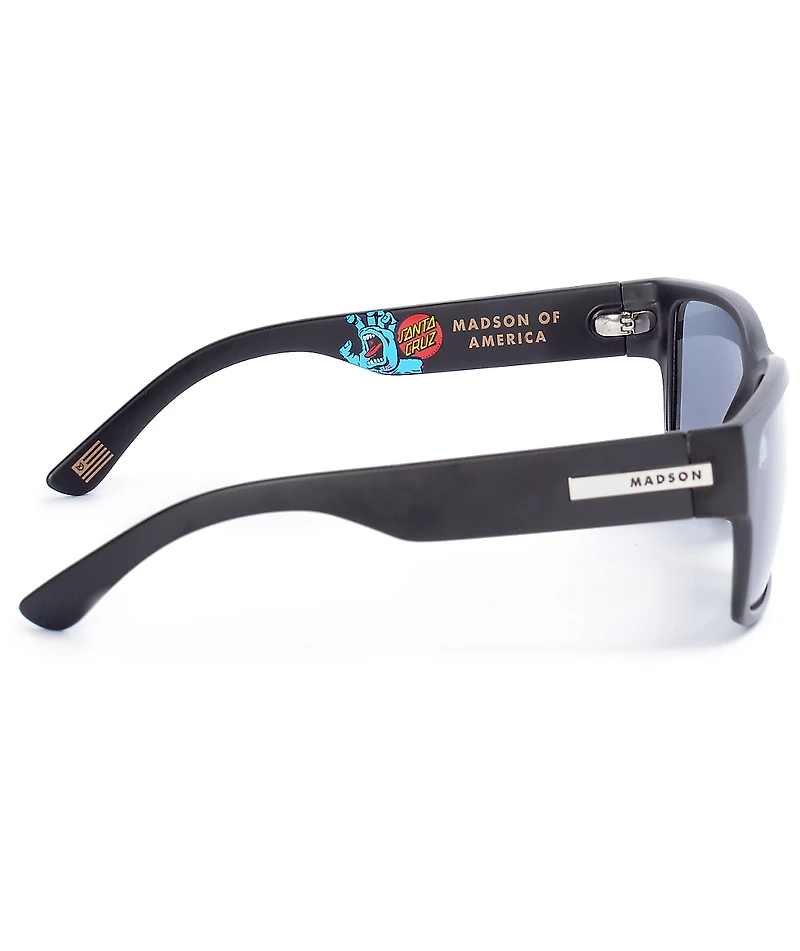 Madson X Santa Cruz Classico Black Polarized Sunglasses