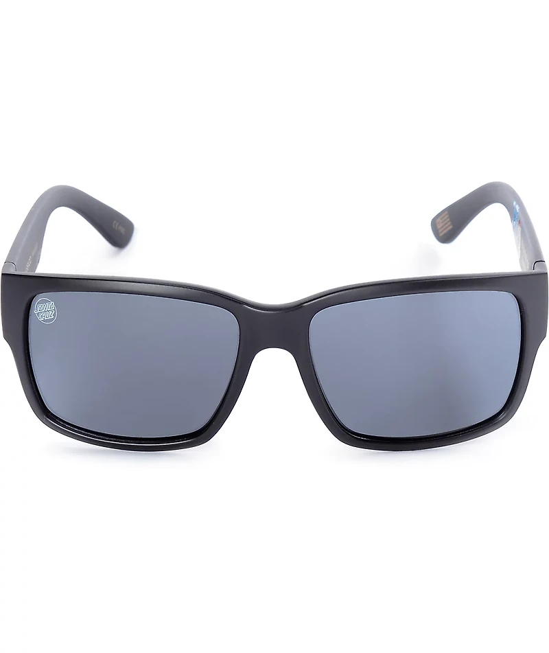 Madson X Santa Cruz Classico Black Polarized Sunglasses