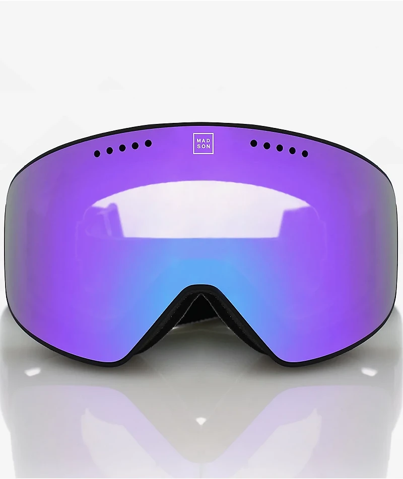 Madson x Black Sabbath Cylindro Purple Snowboard Goggles