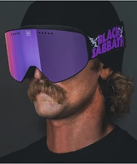 Madson x Black Sabbath Cylindro Purple Snowboard Goggles