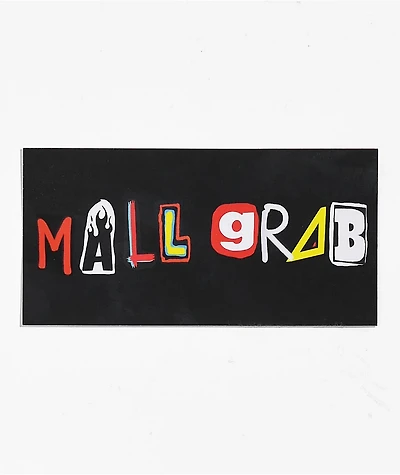Mall Grab Ransom Black Sticker