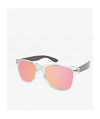 Maple Eyewear Dunes Clear & Pink Sunglasses