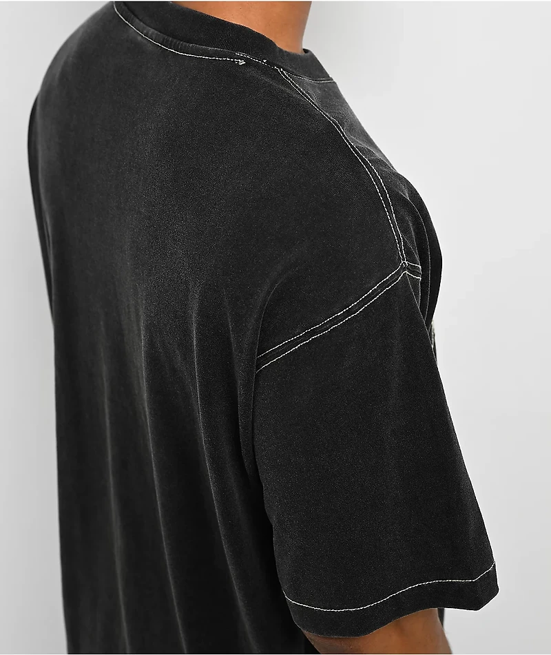 Market Studios Big Stitch Black T-Shirt