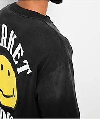 Market Studios Smiley Lockup Black T-Shirt