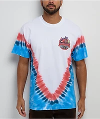 Market Studios x Grateful Dead Blue & Red Tie Dye T-Shirt