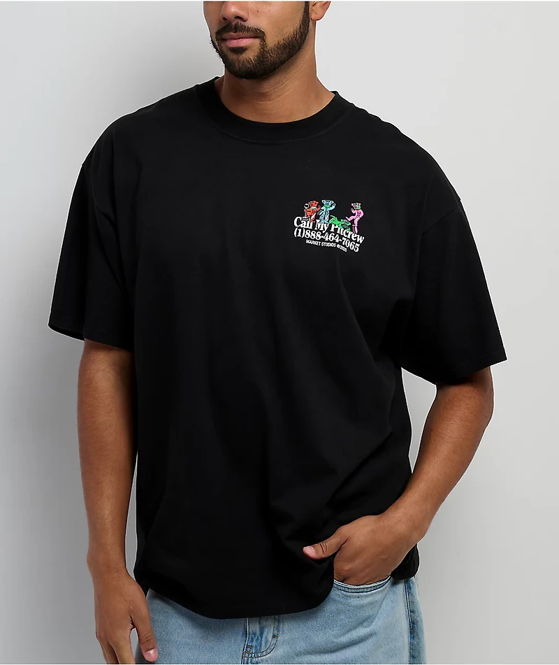 Market Studios x Grateful Dead Call My Pit Crew Black T-Shirt