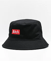 Married To The Mob Bitch In A Box Black Bucket Hat