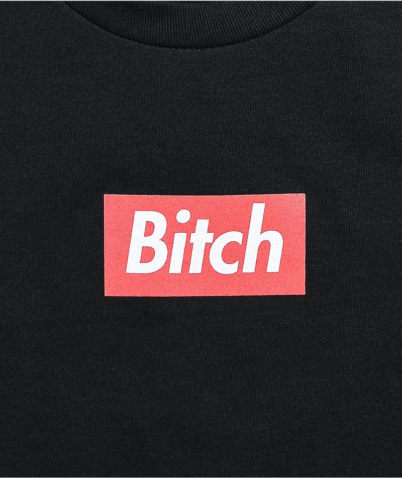 Married To The Mob Bitch A Box Black T-Shirt