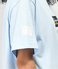 Married To The Mob Bitch A Box Gradient Blue T-Shirt