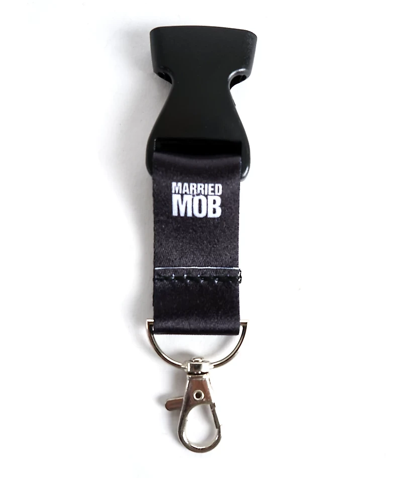 Married To The Mob Bitch Lanyard