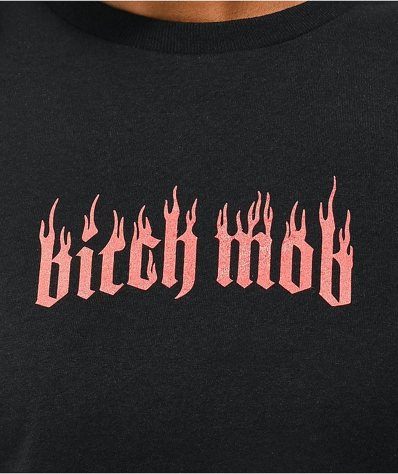 Married To The Mob Bitch Black T-Shirt