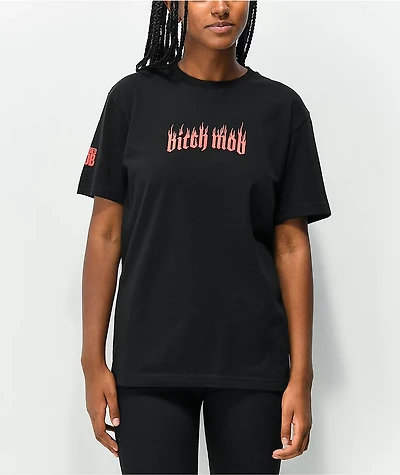Married To The Mob Bitch Black T-Shirt