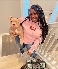 Married To The Mob Bitch Pink Hoodie