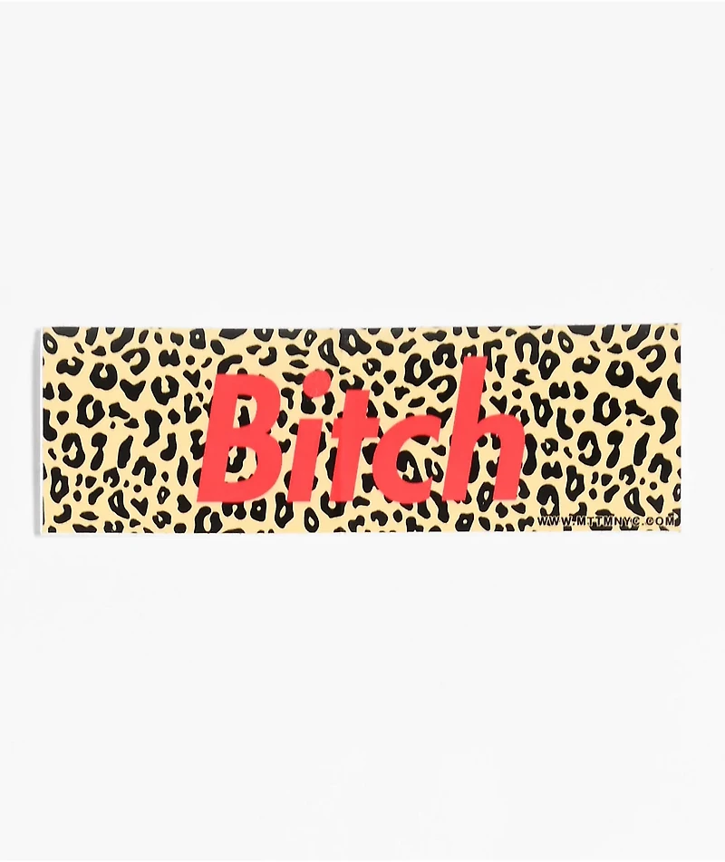 Married To The Mob Bitch Sticker
