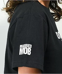 Married To The Mob Don't Talk Black T-Shirt
