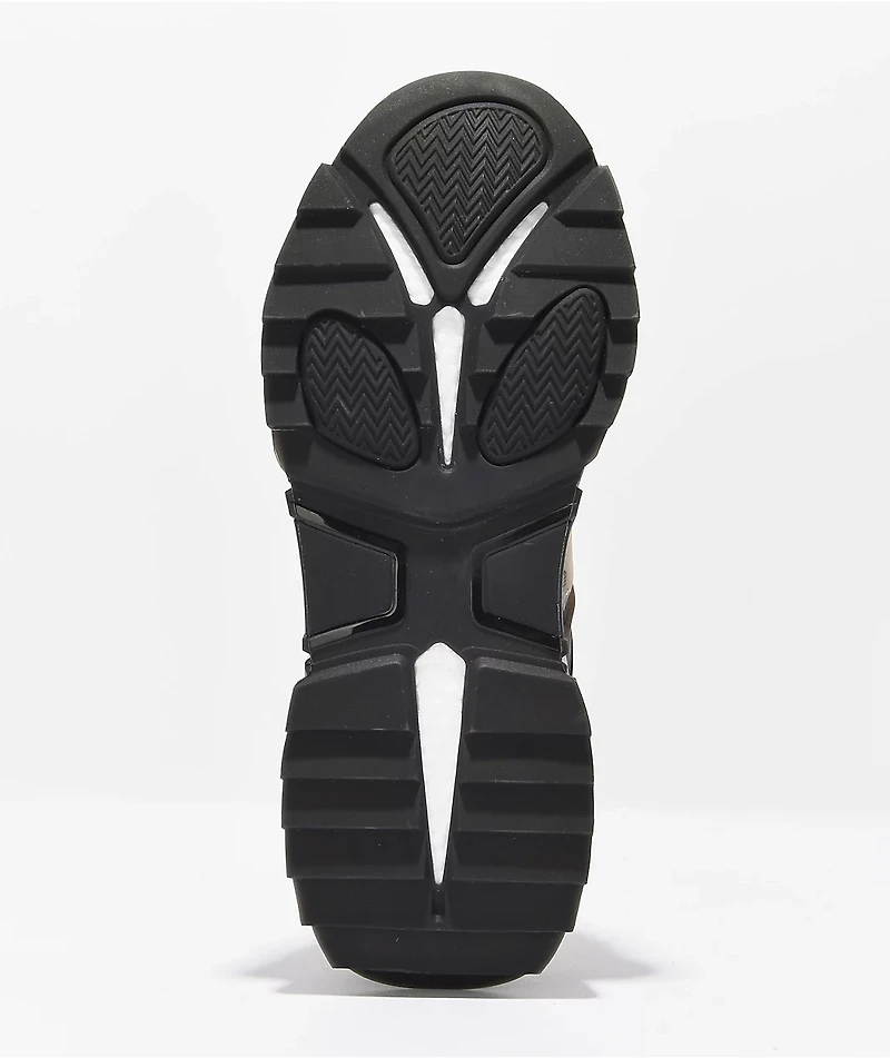 Mazino Arctic Taupe & Black Shoes