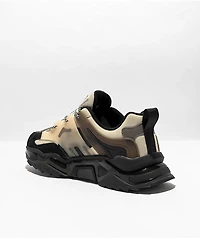 Mazino Arctic Taupe & Black Shoes