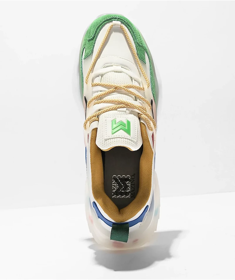 Mazino Arctic White & Multi Shoes by