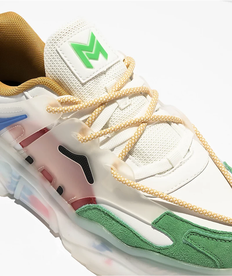 Mazino Arctic White & Multi Shoes by