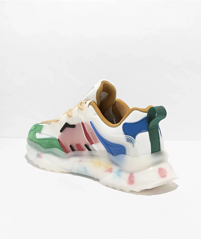 Mazino Arctic White & Multi Shoes by