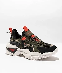 Mazino Oasis Olive & Orange Shoes