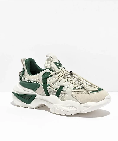 Mazino Oasis Taupe & Green Shoes