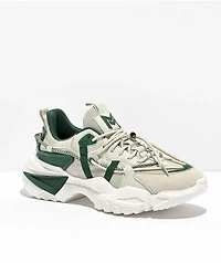 Mazino Oasis Taupe & Green Shoes