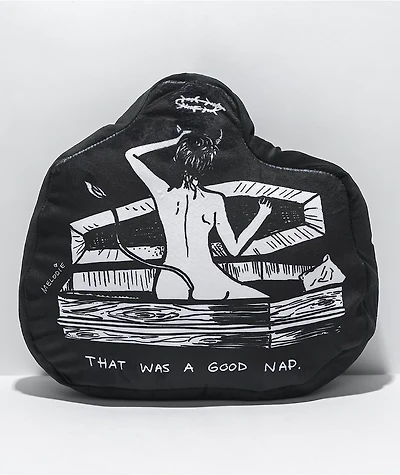 Melodie A Good Nap Black Pillow