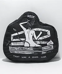 Melodie A Good Nap Black Pillow