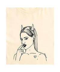 Melodie Evil Natural T-Shirt