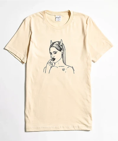 Melodie Evil Natural T-Shirt