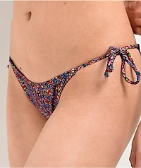 Melodie Floral Print High Leg Bikini Bottom